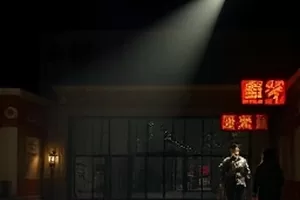 《纸上剧场》剧集封面，手绘舞台布景与纸张纹理